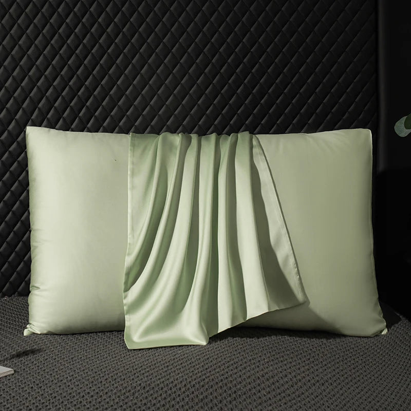 Luxury Silk Pillowcase Pure Mulberry Natural Silk Pillow Cover Soft Cooling Pillow Case for Hair Skin Anti-Frizz Anti-Wrinkle