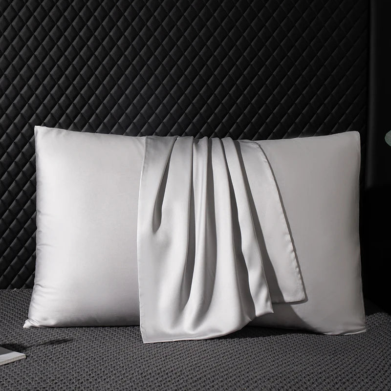 Luxury Silk Pillowcase Pure Mulberry Natural Silk Pillow Cover Soft Cooling Pillow Case for Hair Skin Anti-Frizz Anti-Wrinkle