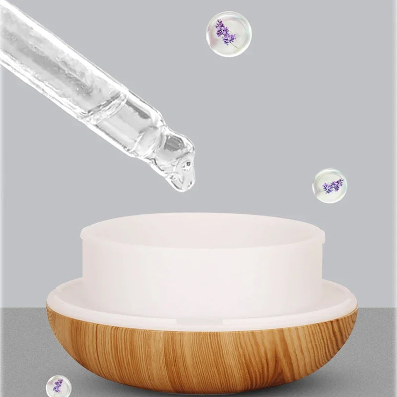 Diffuser Aroma Oil Diffuser Ultrasonic Essential Oil Diffuser Air Humidifier with LED Night Light for Bedroom Living Room Office Home Decor