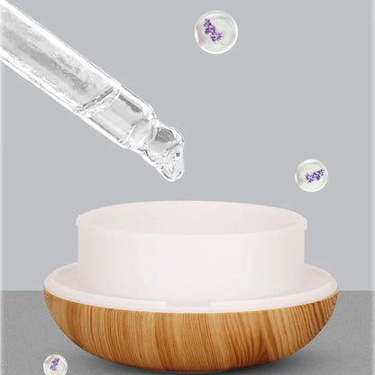Diffuser Aroma Oil Diffuser Ultrasonic Essential Oil Diffuser Air Humidifier with LED Night Light for Bedroom Living Room Office Home Decor