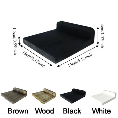 Floating Shelves Modern 4PCS Decorative Wall Shelves Small Wall Mounted Storage Shelves for Bathroom Kitchen Bedroom Living Room