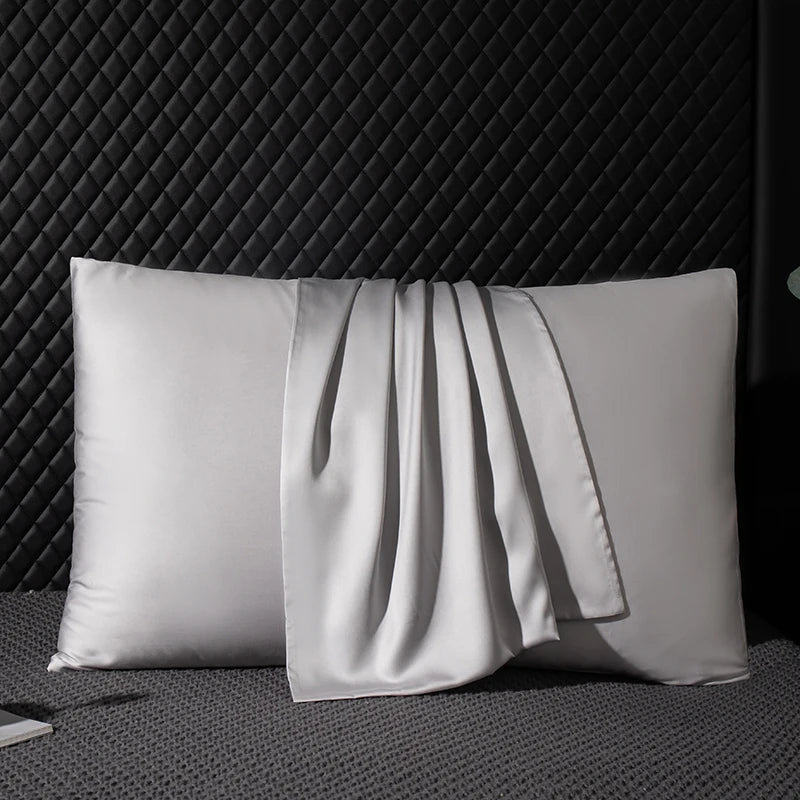 Luxury Silk Pillowcase Pure Mulberry Natural Silk Pillow Cover Soft Cooling Pillow Case for Hair Skin Anti-Frizz Anti-Wrinkle