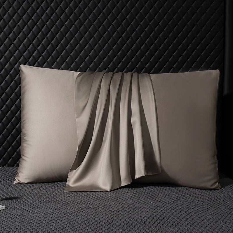Luxury Silk Pillowcase Pure Mulberry Natural Silk Pillow Cover Soft Cooling Pillow Case for Hair Skin Anti-Frizz Anti-Wrinkle