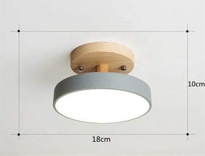 Ceiling Light Luxury Nordic Ceiling Lamp Modern Flush Mount Light Scandinavian Minimalist Ceiling Fixture Hotel Restaurant Hallway Bedroom Living Room Wooden Ceiling Light Contemporary Home Decor