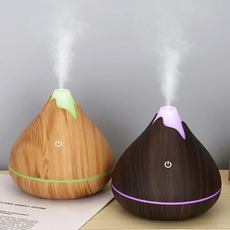 Diffuser Aroma Oil Diffuser Ultrasonic Essential Oil Diffuser Air Humidifier with LED Night Light for Bedroom Living Room Office Home Decor