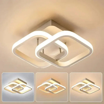 Ceiling Light Luxury Modern LED Ceiling Lamp Contemporary Flush Mount Chandelier Hotel Restaurant Lighting Fixture Minimalist Geometric Ceiling Light for Living Room Bedroom Dining Room Hallway Home Decor