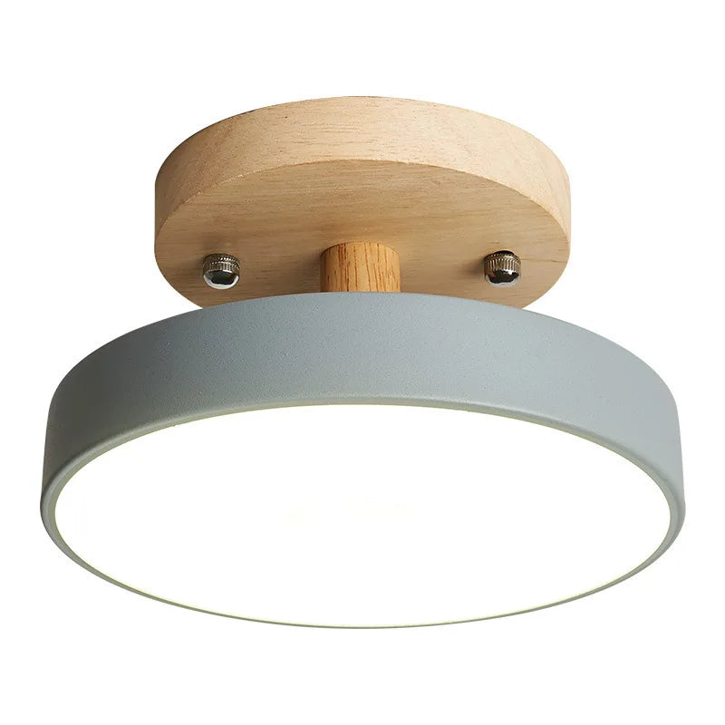 Ceiling Light Luxury Nordic Ceiling Lamp Modern Flush Mount Light Scandinavian Minimalist Ceiling Fixture Hotel Restaurant Hallway Bedroom Living Room Wooden Ceiling Light Contemporary Home Decor