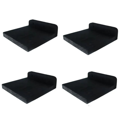 Floating Shelves Modern 4PCS Decorative Wall Shelves Small Wall Mounted Storage Shelves for Bathroom Kitchen Bedroom Living Room
