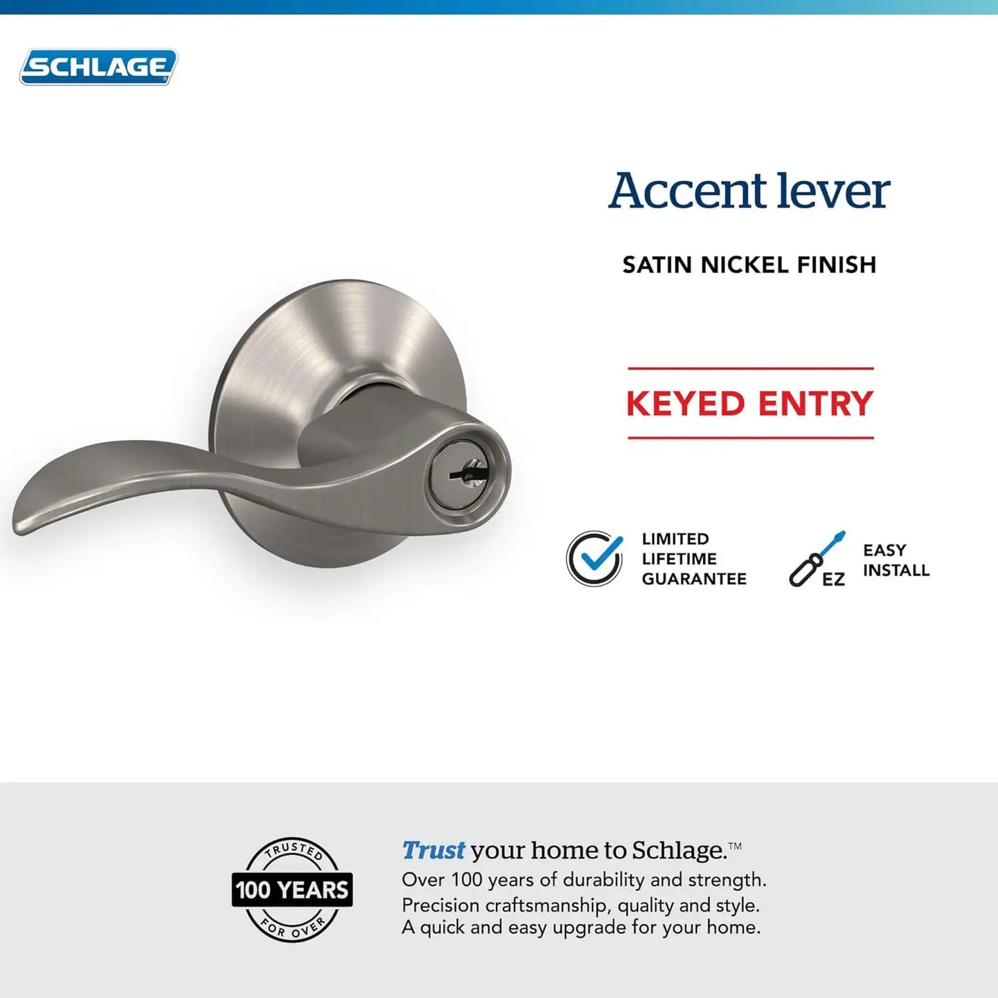 Door Handle Modern Hotel Door Lever Handle Luxury Interior Door Hardware Stainless Steel Bedroom Bathroom Privacy Lock Contemporary Minimalist Home Decor Durable Security Door Handle Set