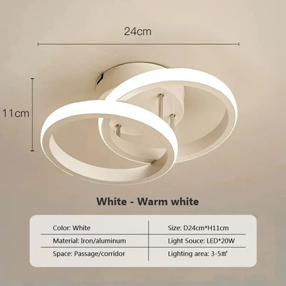 Ceiling Light Luxury Modern LED Ceiling Lamp Contemporary Flush Mount Chandelier Hotel Restaurant Lighting Fixture Minimalist Geometric Ceiling Light for Living Room Bedroom Dining Room Hallway Home Decor