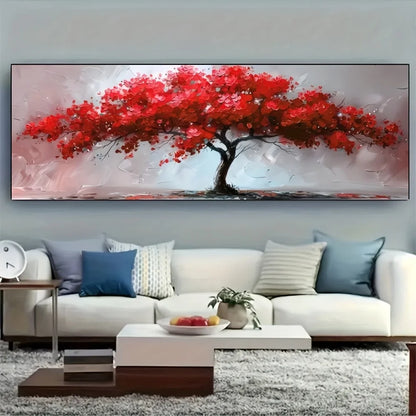 Wall Art Luxury Canvas Print Modern Tree Painting Large Unframed Canvas Wall Decor for Living Room Bedroom Office Home Decoration