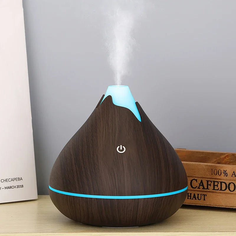 Diffuser Aroma Oil Diffuser Ultrasonic Essential Oil Diffuser Air Humidifier with LED Night Light for Bedroom Living Room Office Home Decor