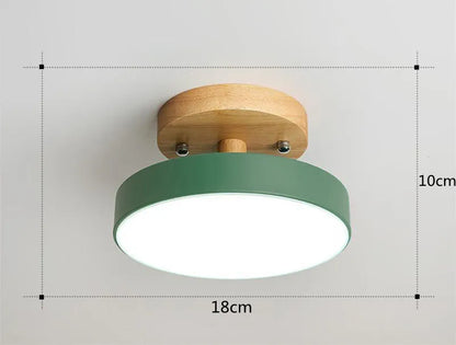 Ceiling Light Luxury Nordic Ceiling Lamp Modern Flush Mount Light Scandinavian Minimalist Ceiling Fixture Hotel Restaurant Hallway Bedroom Living Room Wooden Ceiling Light Contemporary Home Decor