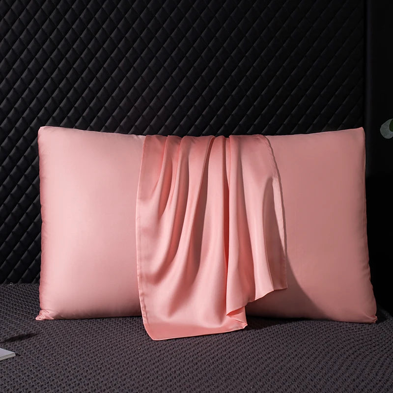 Luxury Silk Pillowcase Pure Mulberry Natural Silk Pillow Cover Soft Cooling Pillow Case for Hair Skin Anti-Frizz Anti-Wrinkle