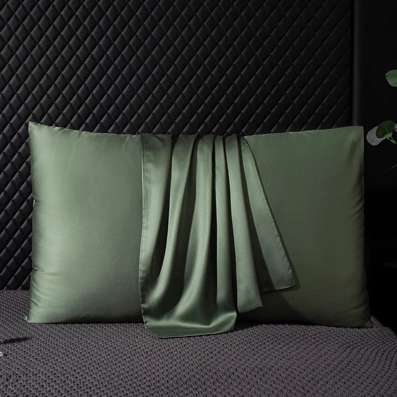 Luxury Silk Pillowcase Pure Mulberry Natural Silk Pillow Cover Soft Cooling Pillow Case for Hair Skin Anti-Frizz Anti-Wrinkle