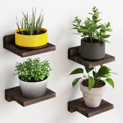 Floating Shelves Modern 4PCS Decorative Wall Shelves Small Wall Mounted Storage Shelves for Bathroom Kitchen Bedroom Living Room