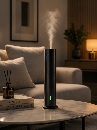 Luxury Diffuser Smart, Essential Oil Aroma Diffuser, Hotel Collection Scent Diffuser, WiFi & Remote Control Aromatherapy Diffuser, Premium Home Fragrance Machine, Modern Ultrasonic Diffuser, Bedroom Living Room Air Humidifier