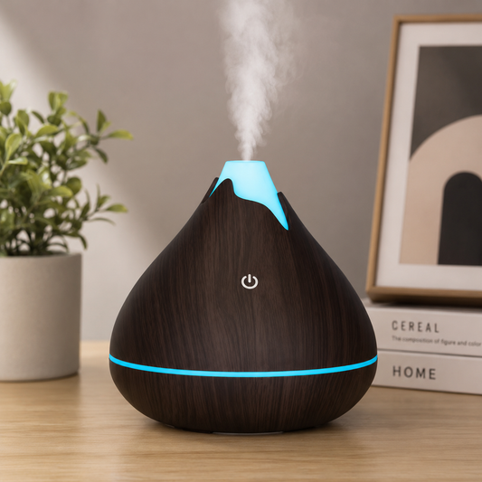 Diffuser Aroma Oil Diffuser Ultrasonic Essential Oil Diffuser Air Humidifier with LED Night Light for Bedroom Living Room Office Home Decor