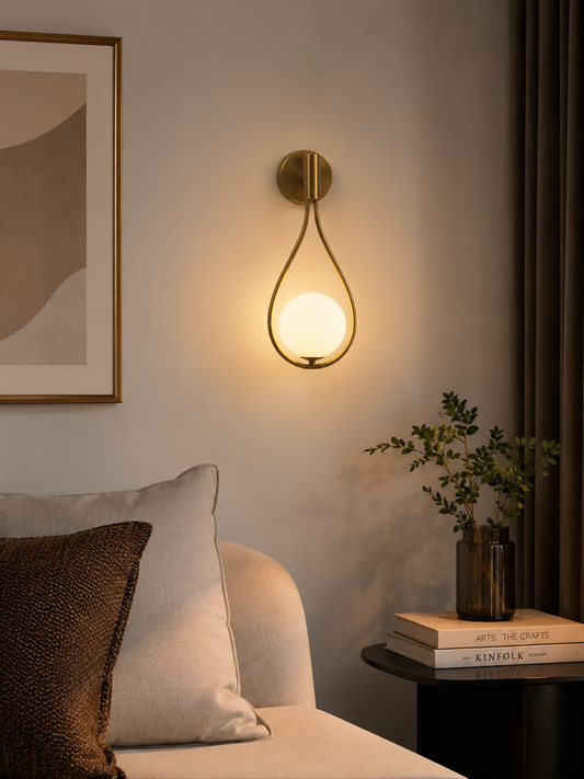 Luxury Wall Lamp Nordic, Modern Gold Wall Sconce, Minimalist LED Wall Light, Elegant Bedroom Bedside Wall Lamp, Contemporary Living Room Wall Fixture, Designer Indoor Wall Lighting, Decorative Luxury Home Decor Lamp